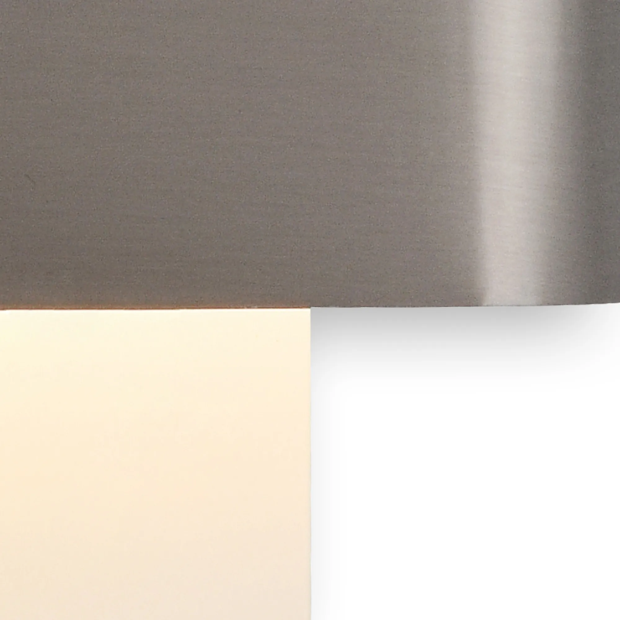 Damo Wall 2 Light Satin Nickel, White D0380  Deco Damo